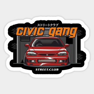 honda civic Sticker